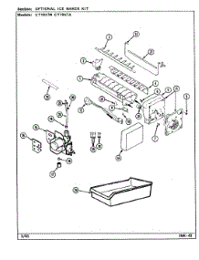 05 - Optional Ice Maker Kit parts for Crosley Refrigerator CT19X7A / DE65A from AppliancePartsPros.com