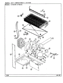 07 - Unit Compartment & System parts for Crosley Refrigerator CT19X7A / DE65A from AppliancePartsPros.com