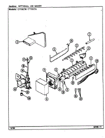 03 - Optional Ice Maker parts for Crosley Refrigerator CT19X7W from AppliancePartsPros.com