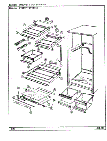 04 - Shelves & Accessories parts for Crosley Refrigerator CT19X7W from AppliancePartsPros.com