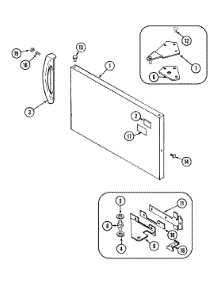 03 - Freezer Outer Door parts for Crosley Refrigerator CT19Y4FA from AppliancePartsPros.com