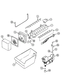 08 - Ice Maker parts for Crosley Refrigerator CT21A6FW from AppliancePartsPros.com
