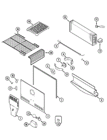 03 - Freezer Compartment parts for Crosley Refrigerator CT21G7W from AppliancePartsPros.com