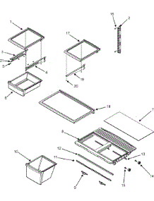 07 - Shelves & Accessories parts for Crosley Refrigerator CT21G8W from AppliancePartsPros.com