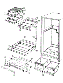 06 - Shelves & Accessories parts for Crosley Refrigerator CT21Y7A from AppliancePartsPros.com