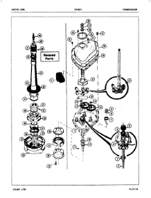 03 - Transmission (Orig. Rev. A-B) parts for Crosley Washer CW18C3A from AppliancePartsPros.com