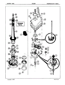 04 - Transmission (Orig. Rev. A-B) parts for Crosley Washer CW18M4 from AppliancePartsPros.com