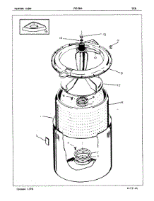 04 - Tub (Orig. Rev. A-B) parts for Crosley Washer CW18M4A from AppliancePartsPros.com