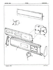 02 - Control Panel (Orig. Rev. A-B) parts for Crosley Washer CW18M4H from AppliancePartsPros.com
