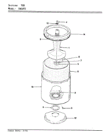 09 - Tub parts for Crosley Washer CW18P2W from AppliancePartsPros.com