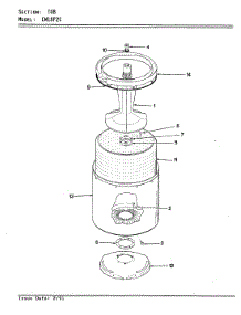 05 - Tub parts for Crosley Washer CW18P2WC from AppliancePartsPros.com