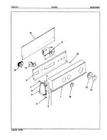 06 - Control Panel (Rev. H-M) parts for Crosley Washer CW18P6A from AppliancePartsPros.com
