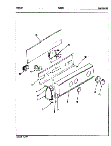 05 - Control Panel (Rev. E-G) parts for Crosley Washer CW18P6W from AppliancePartsPros.com