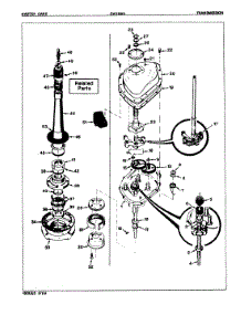 04 - Transmission (Orig. Rev. A) parts for Crosley Washer CW20M4A from AppliancePartsPros.com