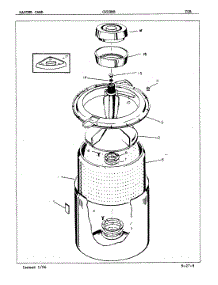 04 - Tub parts for Crosley Washer CW20M8A from AppliancePartsPros.com