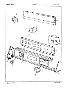 02 - Control Panel parts for Crosley Washer CW20M8H from AppliancePartsPros.com