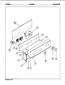 02 - Control Panel (Orig. Rev. A) parts for Crosley Washer CW20M9N from AppliancePartsPros.com