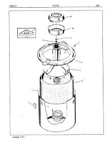 05 - Tub (Orig. Rev. A) parts for Crosley Washer CW20M9N from AppliancePartsPros.com