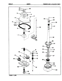 04 - Transmission (Orig. Rev. A-D) parts for Crosley Washer CW20P4W from AppliancePartsPros.com