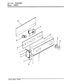 04 - Control Panel (Orig. Rev. A-D) parts for Crosley Washer CW20P5A from AppliancePartsPros.com