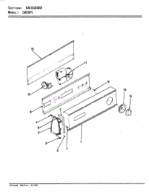 05 - Control Panel (Rev. E) parts for Crosley Washer CW20P5A from AppliancePartsPros.com