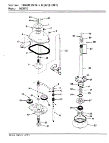06 - Transmission parts for Crosley Washer CW20P5AC from AppliancePartsPros.com