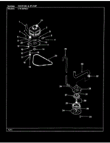07 - Motor & Pump (Orig-Cw20p8xsc) parts for Crosley Washer CW20P8ASC from AppliancePartsPros.com