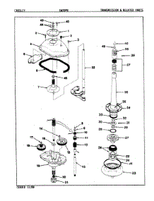 08 - Transmission (Orig. Rev. E-J) parts for Crosley Washer CW20P8W from AppliancePartsPros.com