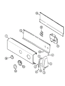 02 - Control Panel parts for Crosley Washer CW22B5V from AppliancePartsPros.com