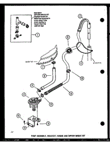 10 - Pump Assy parts for Amana Washer CW2303L / P1122909W L from AppliancePartsPros.com