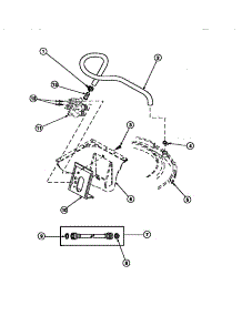 17 - Inlet / Fill Hose & Mixing Vlv Mtg Brkt parts for Amana Washer CW4202W2 / PCW4202W2 B from AppliancePartsPros.com