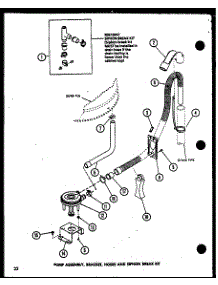 09 - Pump Assy parts for Amana Washer CW9003 / P7804725W from AppliancePartsPros.com