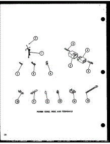 09 - Power Cord parts for Amana Washer CW9003W / P1122805W W from AppliancePartsPros.com