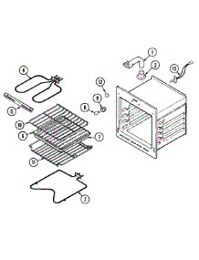 05 - Oven parts for Maytag Oven CWE4200ACB from AppliancePartsPros.com