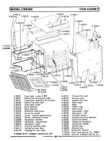 04 - Oven Assembly parts for Maytag Oven CWE451 from AppliancePartsPros.com