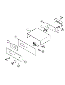 02 - Control Panel parts for Maytag Oven CWE4800ACE from AppliancePartsPros.com