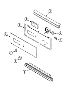 02 - Control Panel parts for Maytag Oven CWE5200ACB from AppliancePartsPros.com