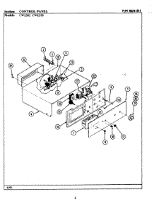 02 - Control Panel (Cwe502, Cwe550) parts for Maytag Oven CWE550 from AppliancePartsPros.com