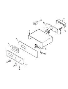 02 - Control Panel (Cwe4800acs / Cwe5800acs) parts for Maytag Oven CWE5800ACS from AppliancePartsPros.com