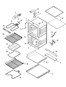 06 - Oven (Cwe5800acs) parts for Maytag Oven CWE5800ACS from AppliancePartsPros.com