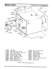 05 - Oven Cavity Assembly (Cwe600) parts for Maytag Oven CWE600 from AppliancePartsPros.com