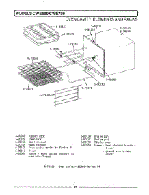 06 - Oven Cavity, Elements & Racks parts for Maytag Oven CWE600 from AppliancePartsPros.com