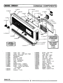 02 - Control Panel (Cwe601) parts for Maytag Oven CWE601 from AppliancePartsPros.com