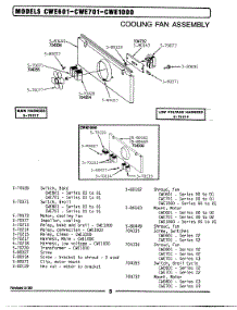 03 - Cooling Fan Assembly parts for Maytag Oven CWE601 from AppliancePartsPros.com