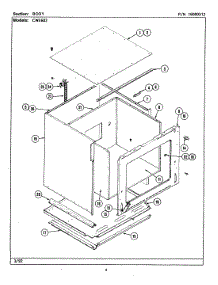 02 - Body parts for Maytag Oven CWE602 from AppliancePartsPros.com