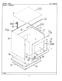 02 - Body parts for Maytag Oven CWE6020ACB from AppliancePartsPros.com