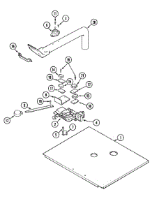 04 - Internal Controls parts for Maytag Oven CWE6200ACB from AppliancePartsPros.com