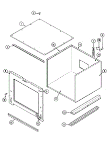 03 - Body parts for Maytag Oven CWE6230ADE from AppliancePartsPros.com