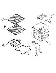 05 - Oven parts for Maytag Oven CWE6800ACB from AppliancePartsPros.com