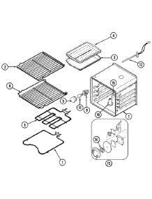 05 - Oven parts for Maytag Oven CWE6830ACB from AppliancePartsPros.com